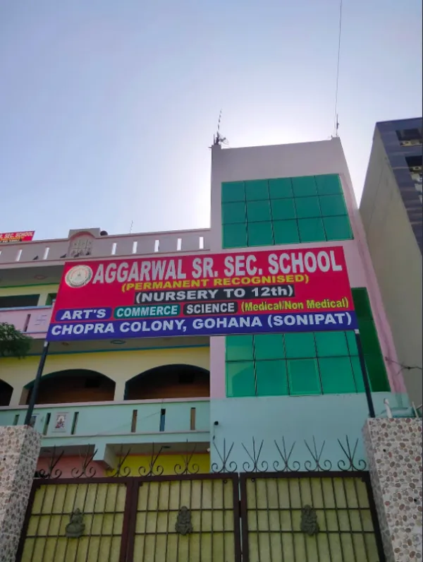 Aggarwal Senior Secondary School, Gohana, Sonipat School Building