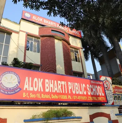 Alok Bharti Public School, Rohini, Delhi School Building