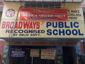 Broadways Public School, Bindapur, Delhi School Building