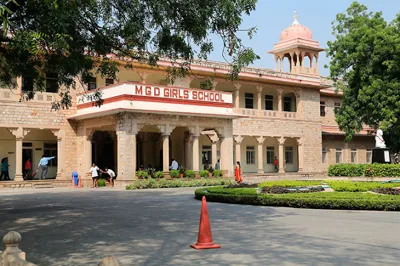 Maharani Gayatri Devi Girls' School, Jaipur, Rajasthan Boarding School Building