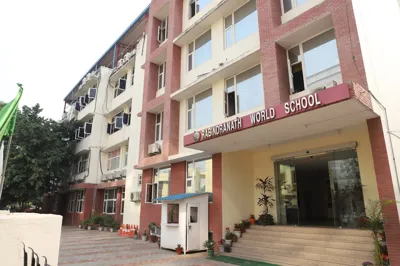 Rabindranath World School, Chattarpur, Delhi School Building