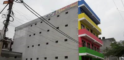 St. Bharti Public School, Hastsal, Delhi School Building