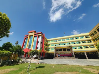 Akash Model School, Rohini, Delhi School Building