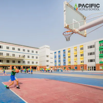 Pacific World School, Tech Zone IV, Greater Noida West School Building