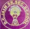 Dc Jain Senior Secondary School, Malviya Nagar, Sonipat School Logo