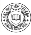 CBL Mother Teresa English School, Banashankari, Bangalore School Logo