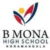 B. Mona High School, Koramangala, Bangalore School Logo