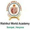 Rishikul World Academy, Thana Darwaja, Sonipat School Logo