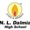 N. L. Dalmia High School, Mira Road East, Thane School Logo