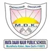Mata Daan Kaur Public School, Mundela Kalan, Delhi School Logo