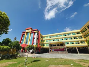 Akash Model School Building Image
