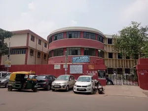 Happy School Building Image