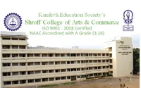 Kandivli Education Society's BK Shroff College Of Arts And MH Shroff College Of Commerce (Autonomous) - 0