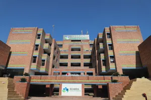 Sharda World School Building Image