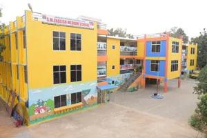S M English Medium School Building Image